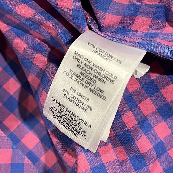 VINEYARD VINES Classic Gingham Shirt 18 - Picture 6 of 7